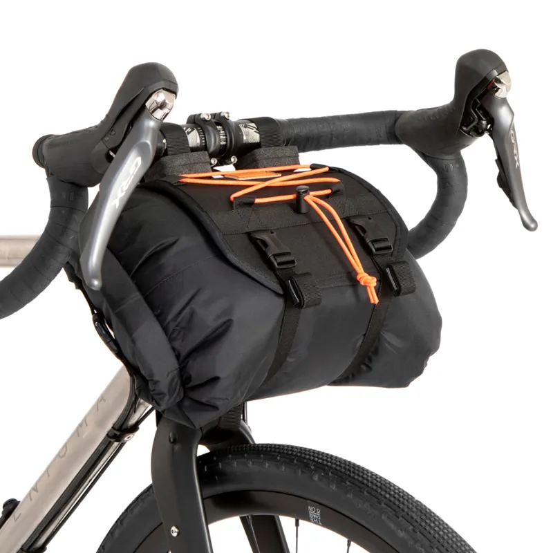 Restrap Handlebar Holister With 14L Bag And Pouch In Black/Orange-1