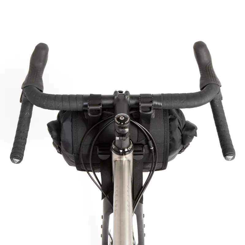 Restrap Handlebar Holister With 14L Bag And Pouch In Black/Orange-4