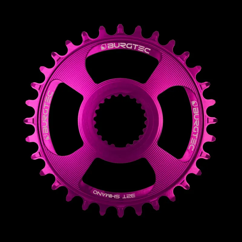 Burgtec Thick Thin Chainring for Shimano Direct Mount - 30T - Purple Rain