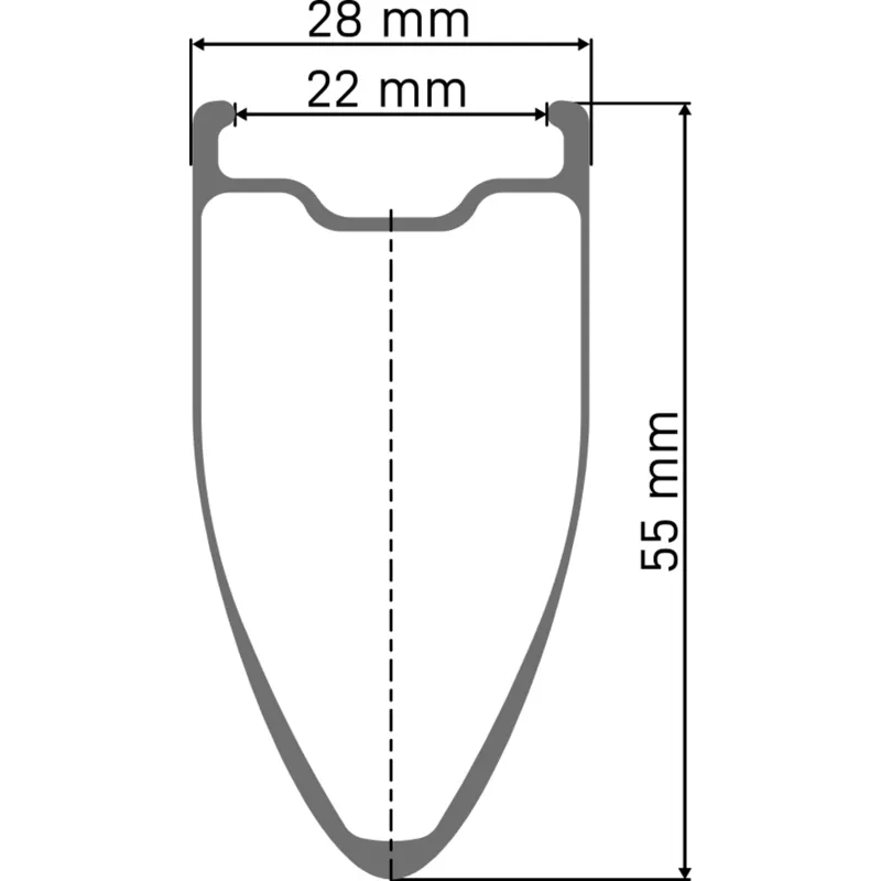 DT Swiss Arc 1400 Wide Dicut 55 700c 100x12mm Wheel in Black-3