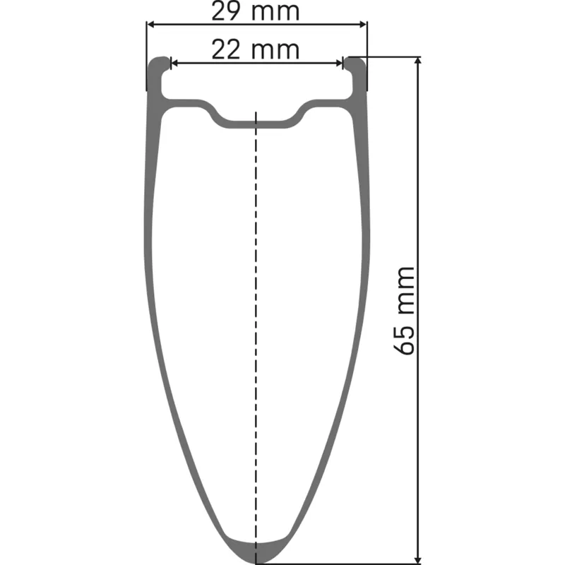 DT Swiss Arc 1400 Wide Dicut 65 700c 100x12mm Wheel in Black-3