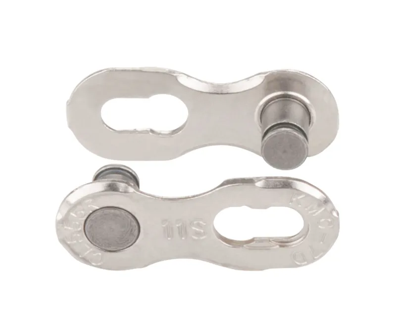 KMC MissingLink 11-speed Reusable Chain Joining Links in Silver - 1 Pair