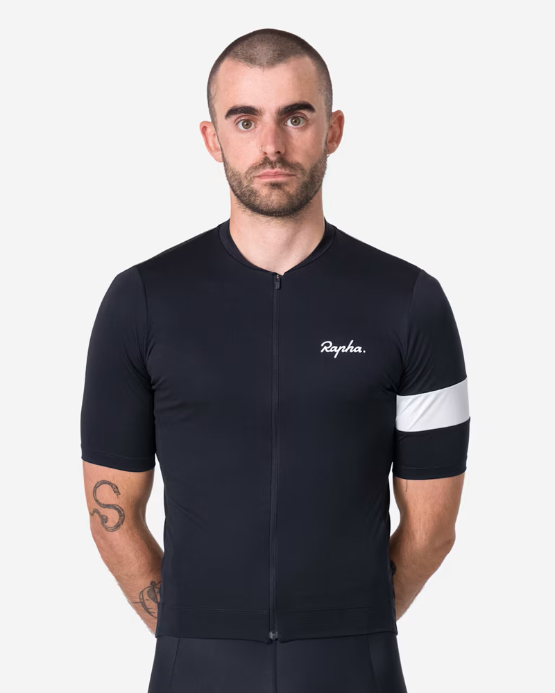 Rapha Core Cycling Jersey in Black-2