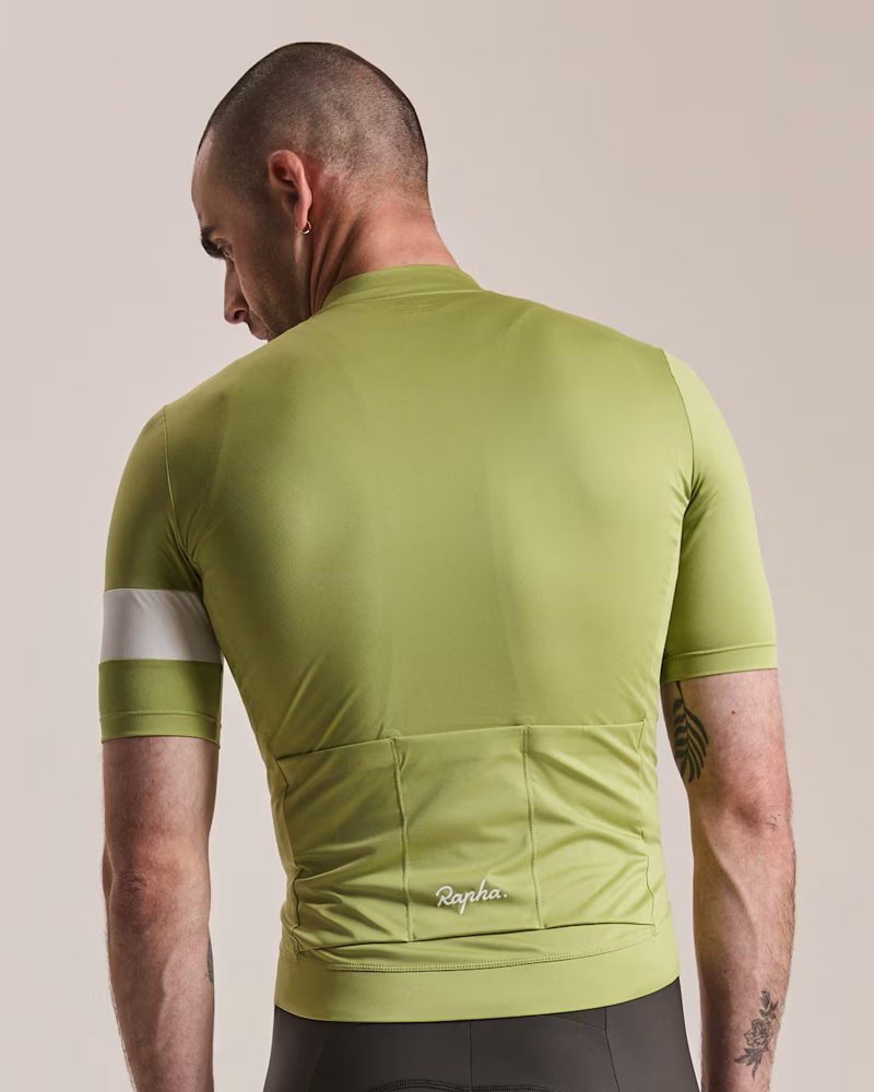 Rapha Core Cycling Jersey in Fern/White-3