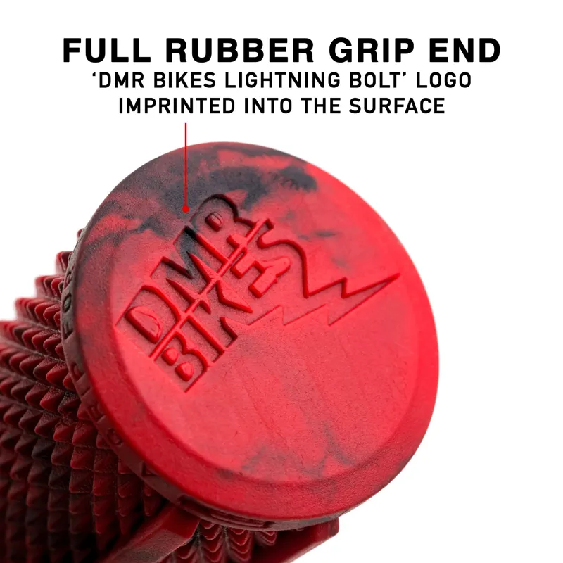 DMR DeathGrip Thin Flangeless Lock-on Grips in Sick Green-5