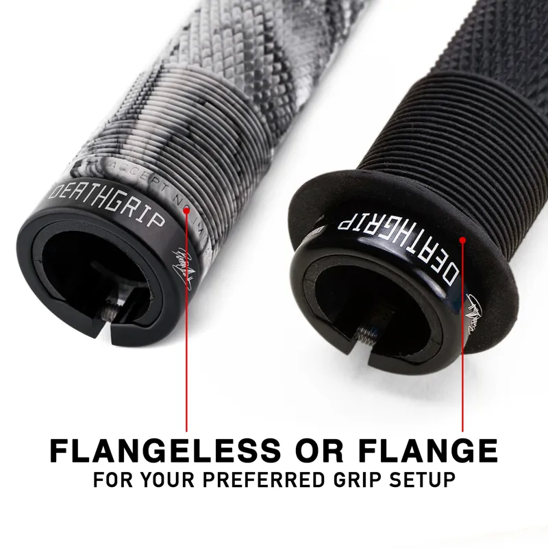 DMR Deathgrip Thin Flangeless Lock-on Grips in Turquoise-10