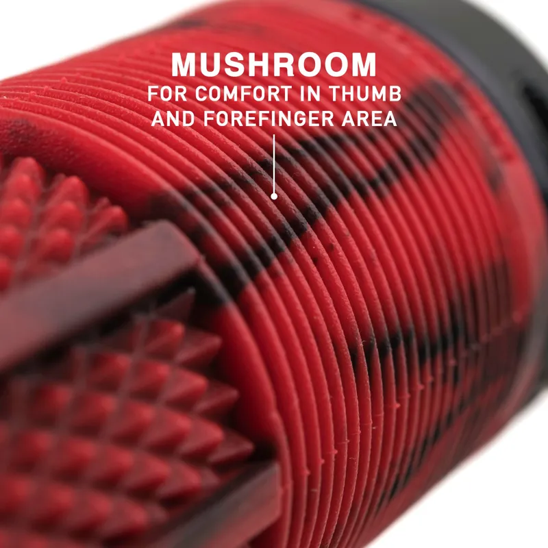 DMR DeathGrip Thin Flangeless Lock-on Grips in Sick Green-4