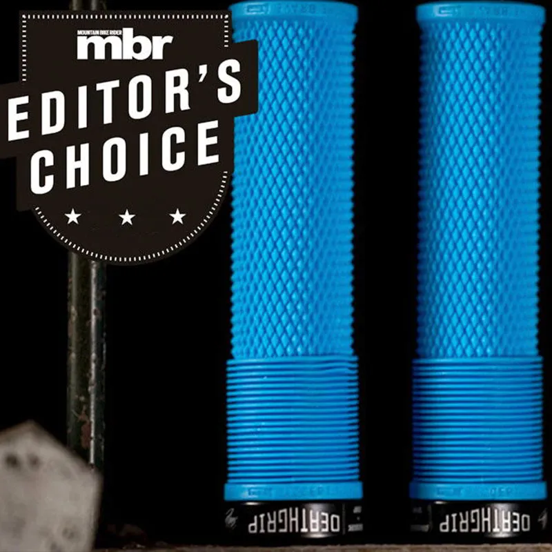 DMR Deathgrip Thin Flangeless Lock-on Grips in Turquoise-11