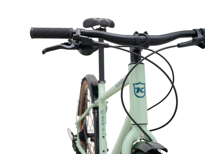 Kona Dew DL in Gloss Jade with Storm Blue Decals.-3