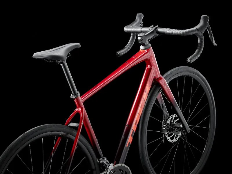 Trek Domane AL 2 Road Bike in Crimson to Carbine-2