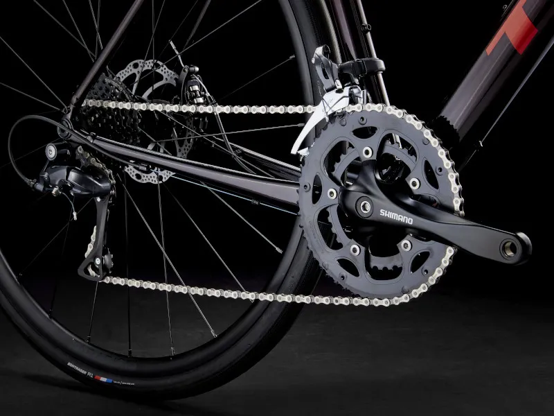 Trek Domane AL 2 Road Bike in Crimson to Carbine-9