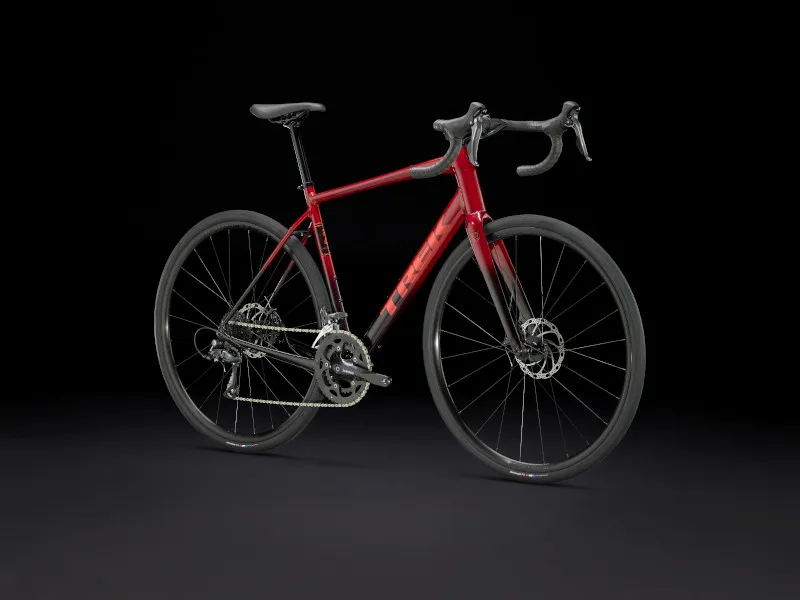 Trek Domane AL 2 Road Bike in Crimson to Carbine-1