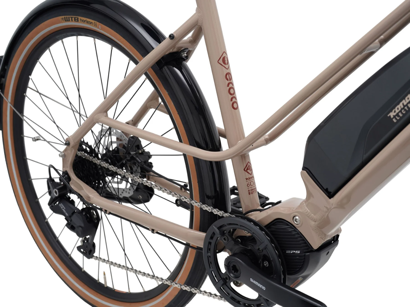 Kona Ecoco Electric Bike in Gloss Toffee-7