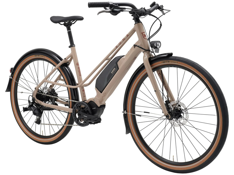 Kona Ecoco Electric Bike in Gloss Toffee-1