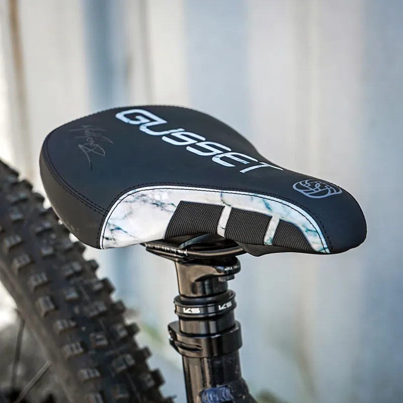 Gusset S2 FR Saddle - Matt Jones Signature Edition Grey - Marble -5