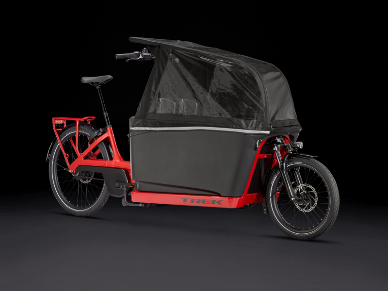 Trek Fetch+ 4 Electric Cargo Bike in Lava-8