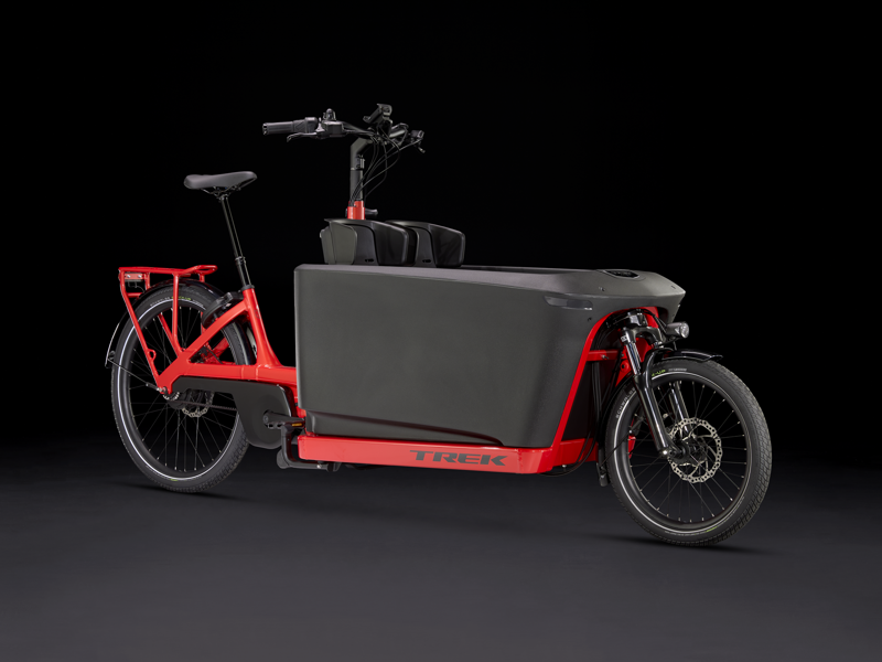Trek Fetch+ 4 Electric Cargo Bike in Lava-1