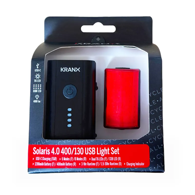 KranX Solaris 4.0 400 / 100 USB Rechargeable Lightset-7