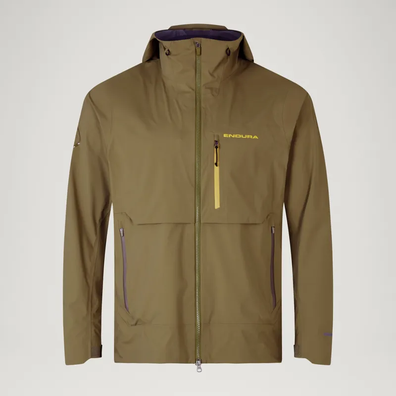 Endura MT500 Waterproof Jacket in Tweed Green Size Medium-1
