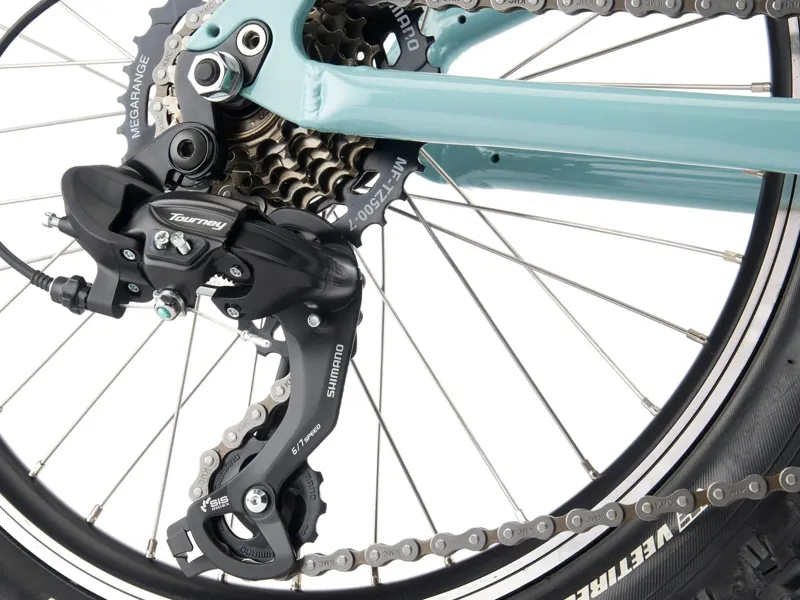 Kona Makena 20 inch Kids Bike In Gloss Harbour Grey with Charcoal/Butter Decals-3