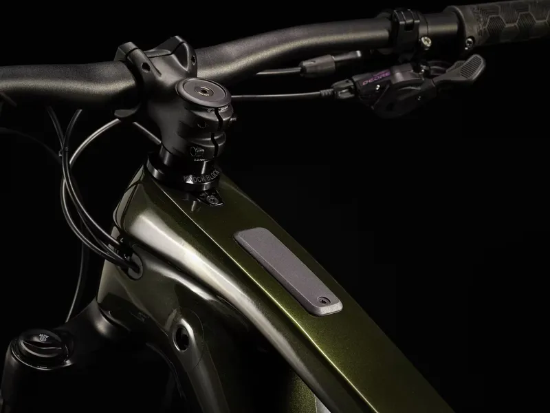 Trek Rail 9.5 Electric Mountain Bike in Black Olive-5