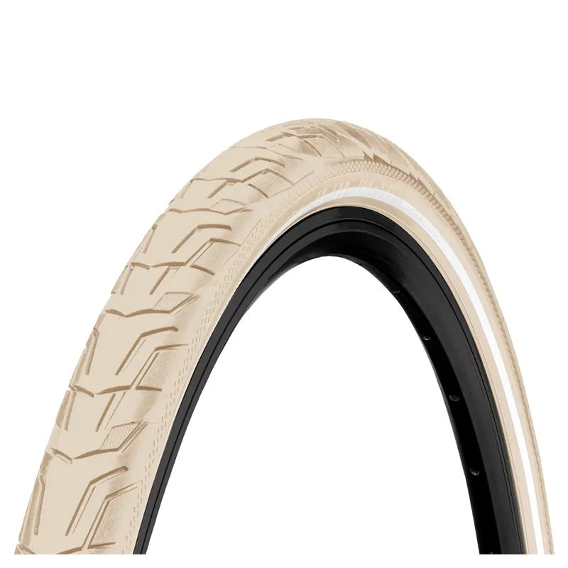 Continental Ride City Tyre 700 x 35c Cream/Reflex