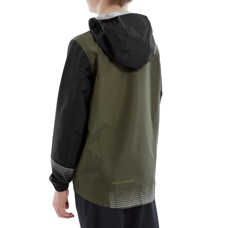Altura Spark Kid's Jacket in Black/Olive 7-8 years-3