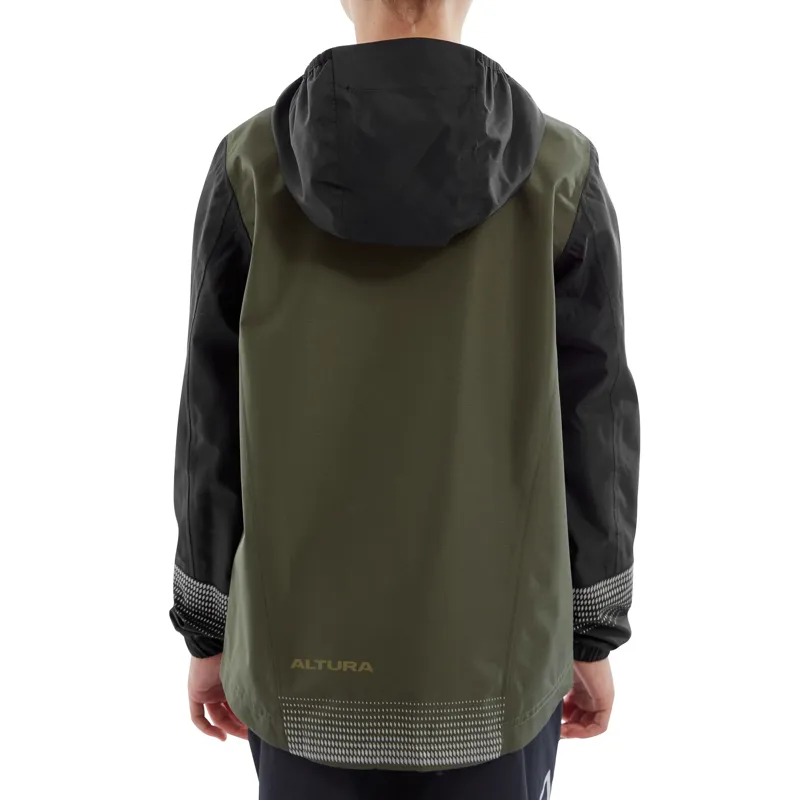 Altura Spark Kid's Jacket in Black/Olive 7-8 years-4