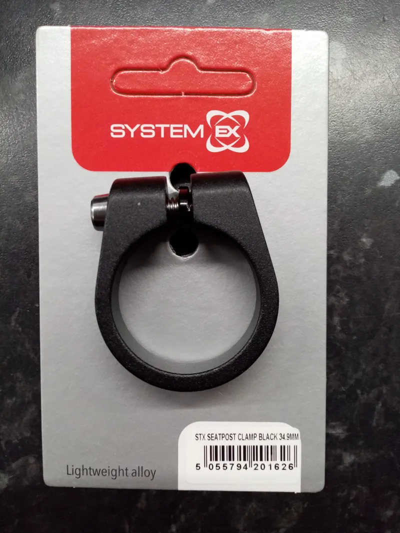 System EX 34.9mm Seatpost Clamp in Black