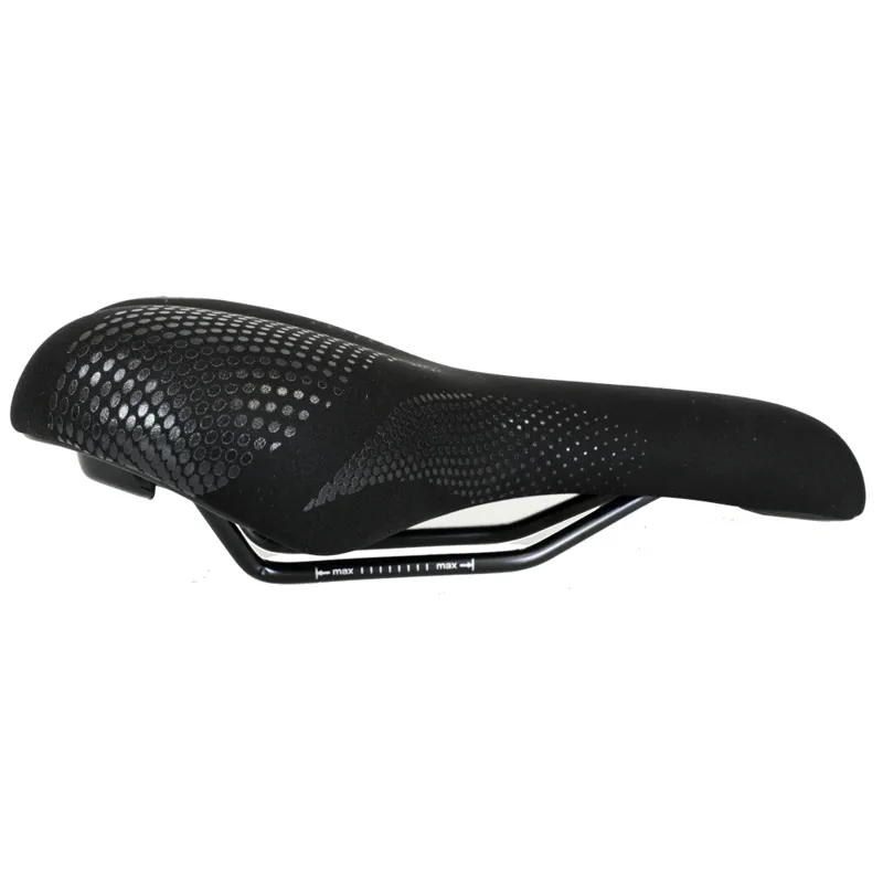 Serfas TBM-10 Tailbones Memory Foam Unisex Comfort Saddle in Black-3