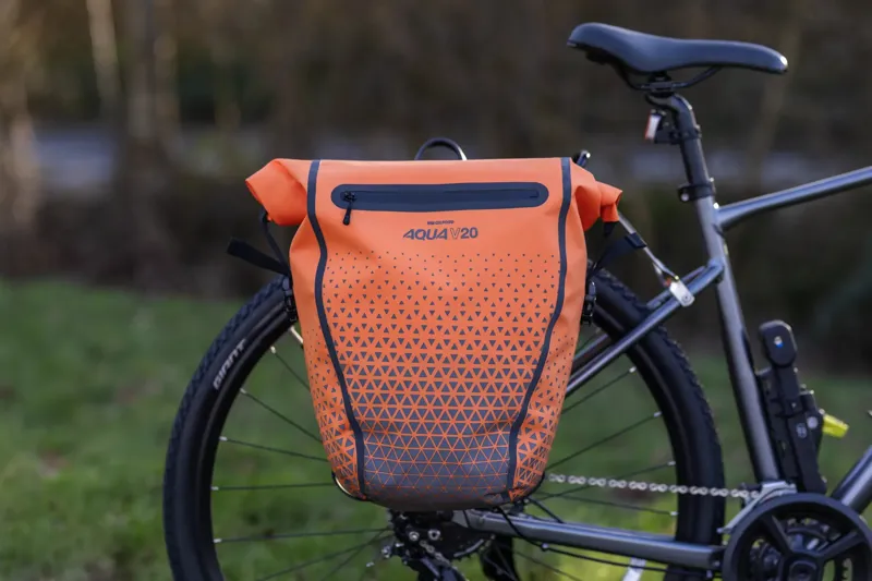 Oxford Aqua V 20 Extreme Visibility Single QR Pannier Bag in Orange-8