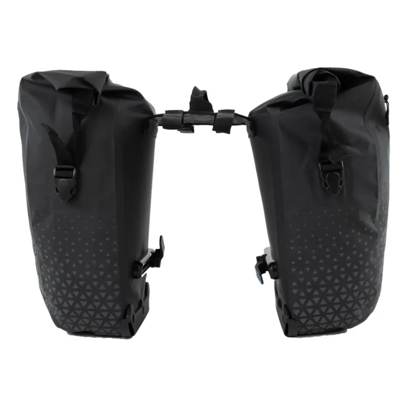 Oxford Aqua V 32 Double Pannier Bag in Black-2