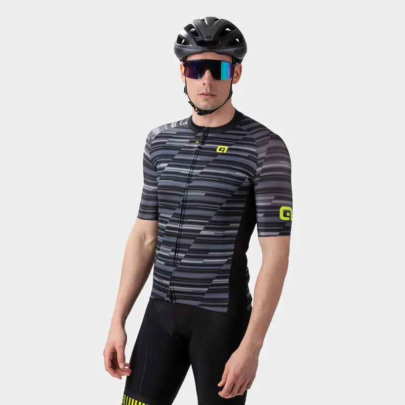 ALE Step Solid Short Sleeved Jersey Black