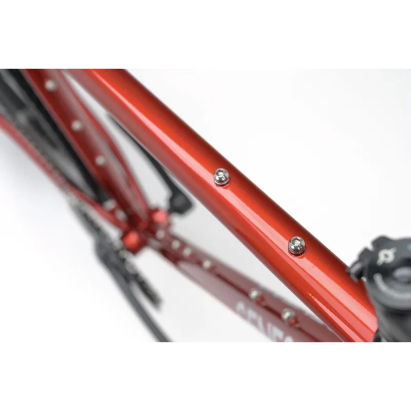 Genesis Croix De Fer 10 Flat Bar Bike in Candy Warhols-9
