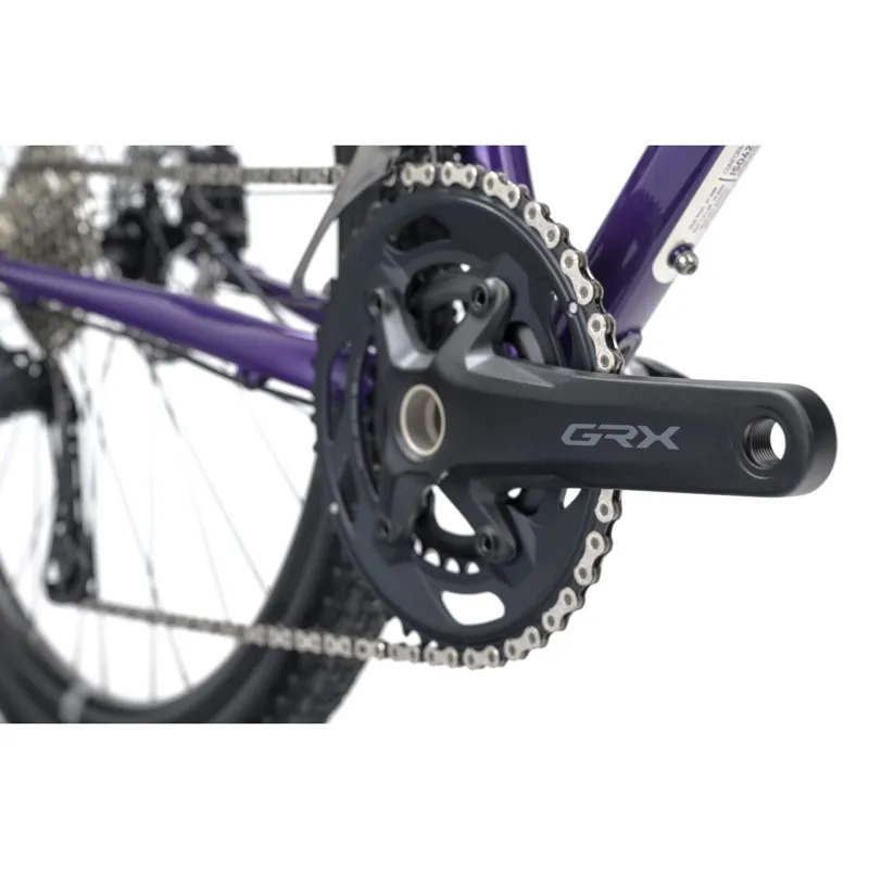 Genesis Croix De Fer 50 Gravel Bike in Stone Temple Violets-7