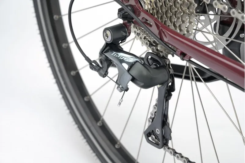 Genesis Tour De Fer 40 Touring Bike in Queen Crimson-6