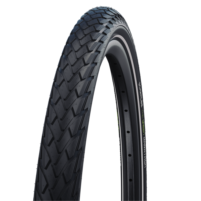 Schwalbe Green Marathon Puncture Resistant Tyre - 16x1.35 Brompton Size-1