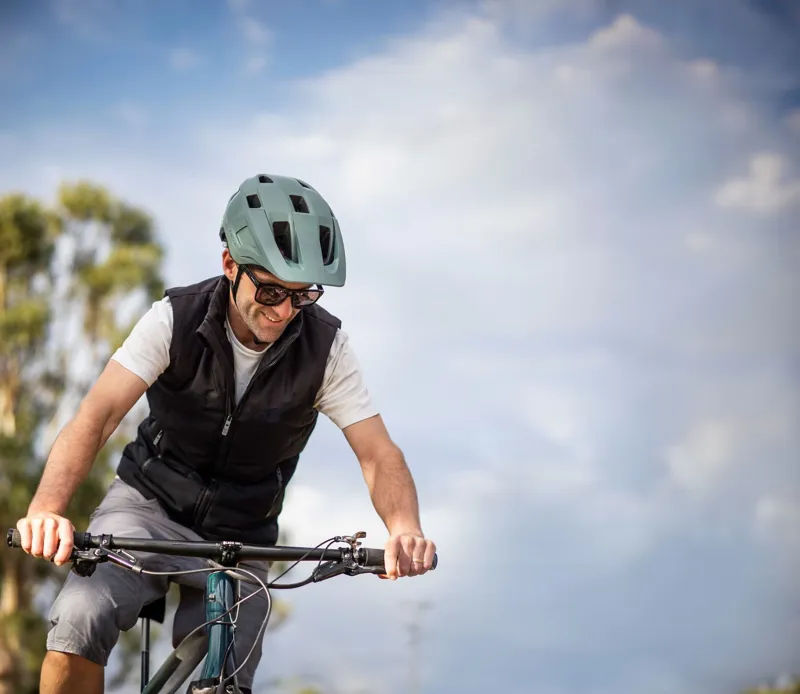 Lazer Lupo KinetiCore Adult Helmet in Sage Green-7