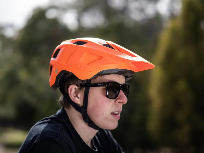 Lazer Lupo KinetiCore Adult Helmet in Orange-6