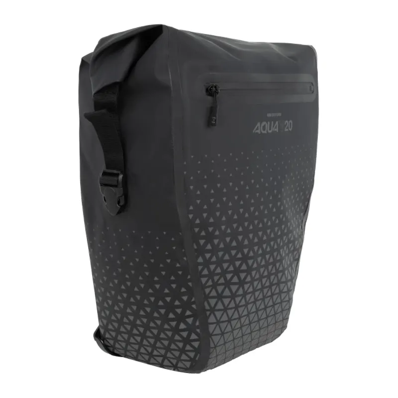 Oxford Aqua V 20 Pannier Bag in Black-1