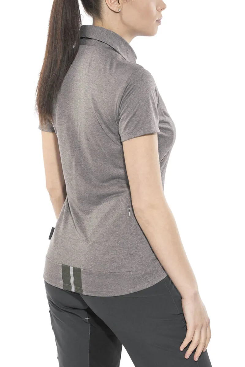 Shimano Women's Transit Polo Jersey XL in Raven Grey-2