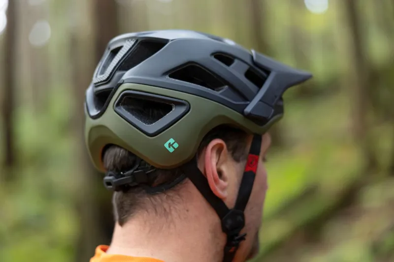 Lazer Jackal KinetiCore Helmet in Dark Blue/Green-11