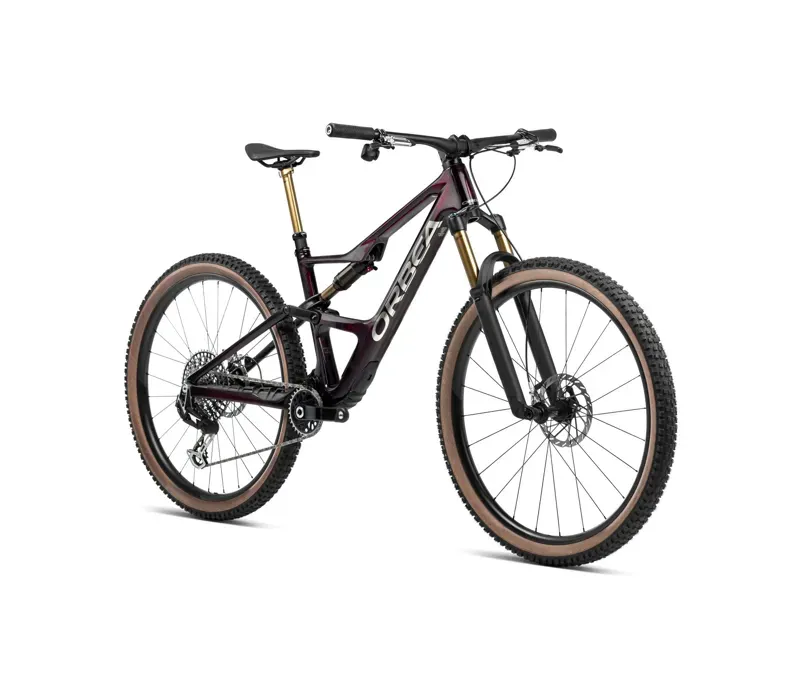 Orbea Occam Sl M10 Mountain Bike In Wine Red Carbon View/Titanium-2