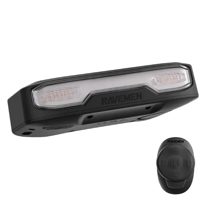 Ravemen NT101 Smart Bike Rear Light with Horn and Turn Signals in Black-1