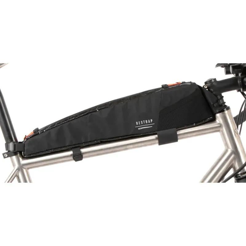 Restrap Race Top Tube Bag Long In Black