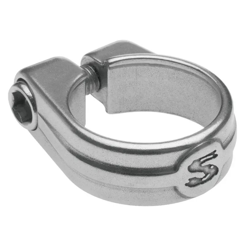 Surly Stainless Steel 30.0mm Clamp in Silver