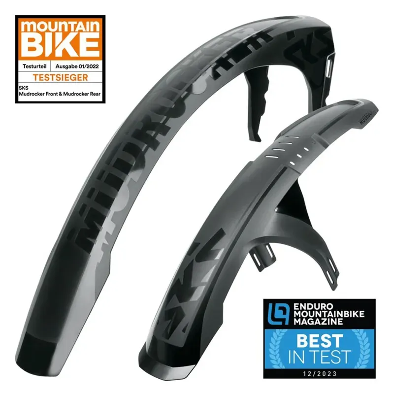 SKS Mudrocker MTB Mudguard Set in Black-3