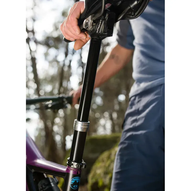 KS RAGE Circuit Wireless Dropper Seatpost in Black-2