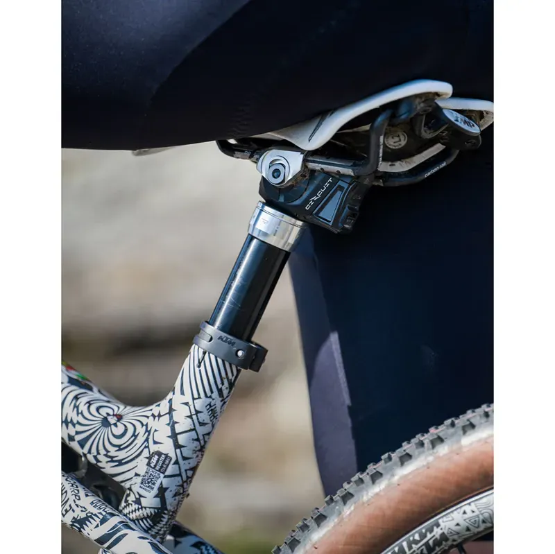 KS RAGE Circuit Wireless Dropper Seatpost in Black-3