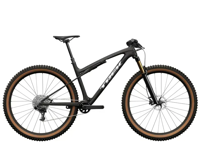 Trek Supercaliber SL 9.6 Gen 2 XC MTB in Matte Carbon/Gloss Black Splatter